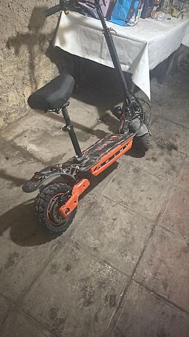 suru: Elektrik skuter – off-road təkərlərlə - Güclü, qalın protektorlu — 2