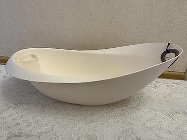 hamam moydadir: Mothercare uşaq vannası - Ergonomik, uzunoval forma: yenidoğan və 2 — 1