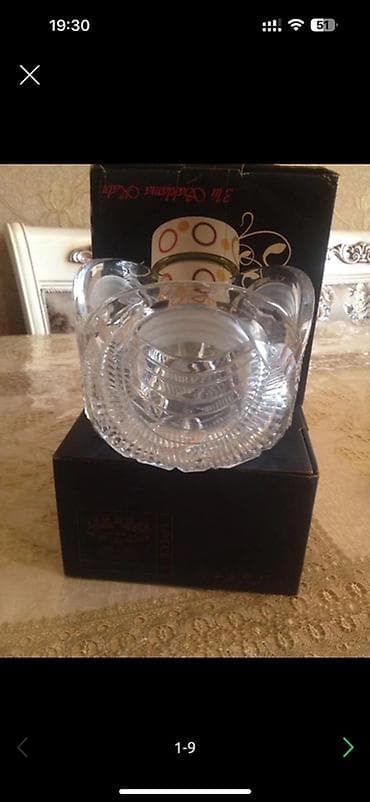 şəki halvası: Rümkalar, rəng - Qara, Şüşə — 1