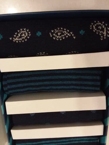 kişilər üçün yun corablar: Corab, L, rəng - Qara — 5