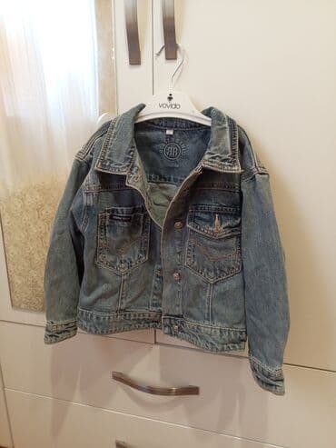 uşaq hədiyyələri: Uşaq üçün cins gödəkçə - Ölçü : 4-5 yaşa uyğun - Material: klassik — 1