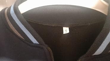 Верхняя одежда: Uşaq üçün fermuarlı bomber gödəkçə - Rəng: tünd göy (qol və bel — 2