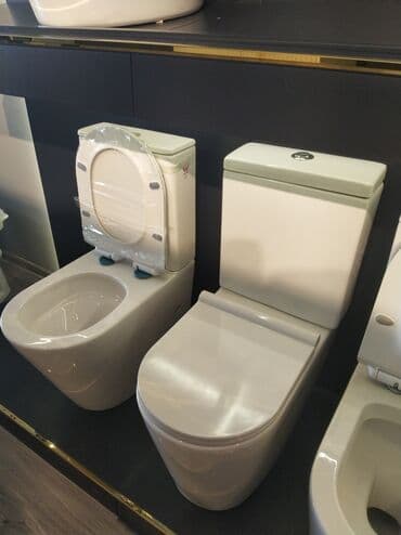 Moydadırlar: Ağ rəngli unitazlar dəsti, müasir hamam otaqları üçün uyğundur. Hər