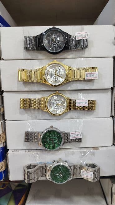 Kişi qol saatları – klassik və idman tərzində metal kordona malik