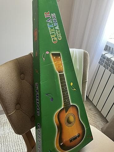 harry potter asa: Klassik akustik kiçik ölçülü gitara - Korpus: qəhvəyi laklı taxta — 6