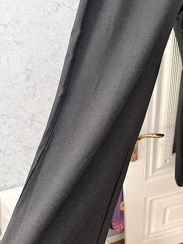 salvar qadin: Şalvar, PULL&BEAR, rəng - Boz — 3