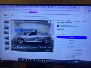 metbex tavan modelleri: Коллекционная модель Porsche Carrera GT Cabriolet type 980 silver — 23