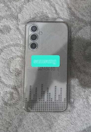 gence samsung: Samsung Galaxy A54 5G üçün şəffaf qoruyucu silikon örtük - Model — 1