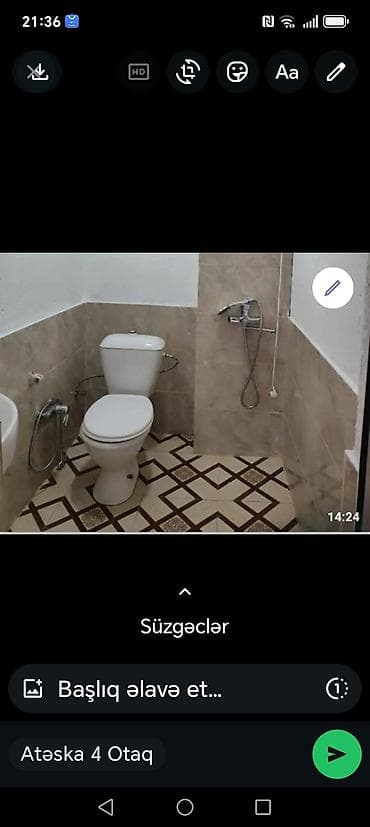 Bağ evləri: Binə qəsəbəsində kirayə sahə: 3 sot həyəti olan ayrıca (ayrıca — 6