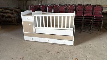 Oğlan və qız üçün, Dördbucaq, Beşik, Dəstsiz, Matrassız, Yellənmə mexanizmsiz