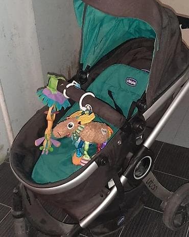 oyuncaq araba: Chicco usag kalyaskasi ùstunde oyuncag çanta yagis çetiride — 2