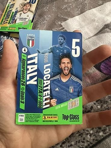 Panini “Top Class” futbol kolleksiya kartları dəsti Məzmun: - Panini — 10