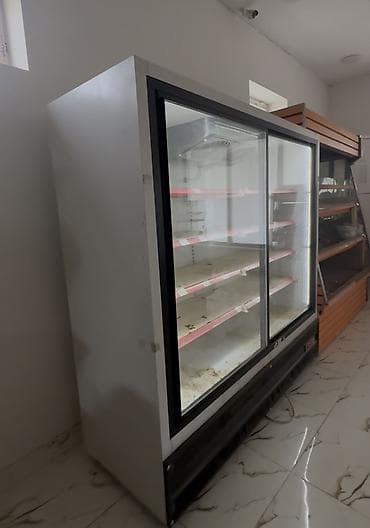 Холодильное оборудование: Mağaza vitrin soyuducusu Hudurluk 2.10-eni 2 m unvan bine qesebesi — 2
