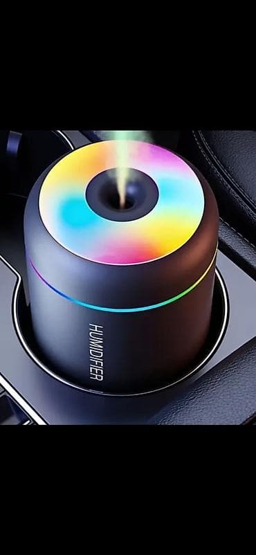 mini pc: Avtomobil üçün mini nəmləndirici (Humidifier) - Qapaqda rəng dəyişən — 1