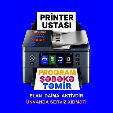 ремонт принтер: 🖨️"Printer təmiri ustası" olaraq printerlərin təmiri, quraşdırılması — 1
