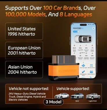 masin ucun bluetooth: KONNWEI MAXOBD – Bluetooth 5.2 OBDII diaqnostika adapteri - iOS və — 16