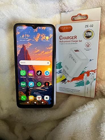 Mobil telefon və aksesuarlar: Redmi A3, 128 GB, rəng - Yaşıl, Barmaq izi, Face ID — 1