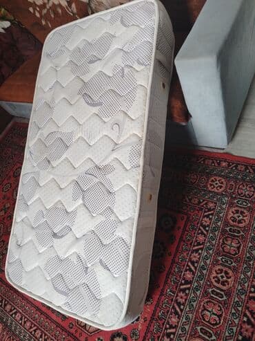 ватный матрас детский: Для девочки и мальчика, Новый, Четырехугольная, Колыбель, С матрасом, Без механизма качания — 3