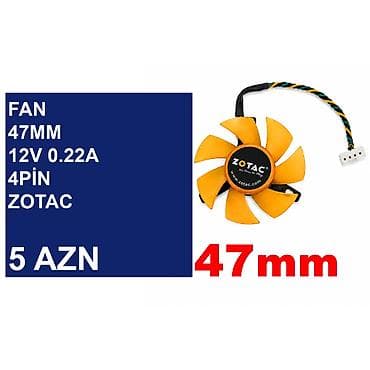 adapt: Kulerlər/Fanlar/Breketlər ⭐Fan 36mm 12v 2pin - 5 AZN ⭐Fan 45mm 12v — 10