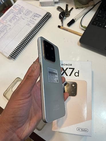 lalafo iphone 16: Honor X7d, 256 GB, rəng - Gümüşü, İki sim kartlı — 6