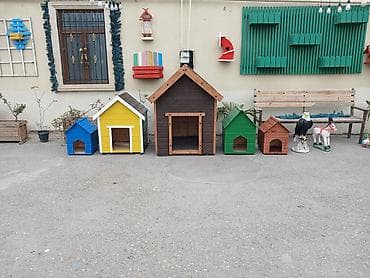 Rəngli taxta it evləri və damcıya davamlı daxmalar - Müxtəlif lalafo.az -da Rəngli taxta it evləri və damcıya davamlı daxmalar - Müxtəlif