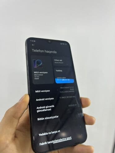 oppo reno 8t qiymeti: Redmi Note 8, 64 GB, rəng - Qara, Barmaq izi — 3