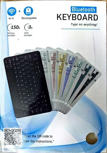 android monitör: Planşetiniz üçün Bluetooth klaviatura – yığcam, yüngül və — 3