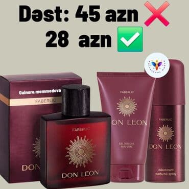 qramla ətirlər topdan: Kişi üçün dəst — 1