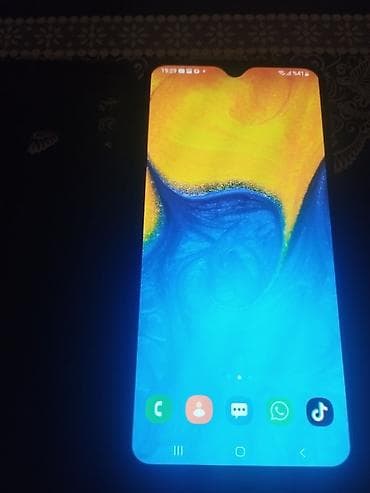 samsung a24 adapter: Samsung Galaxy A20, 32 GB, rəng - Mavi, Barmaq izi — 2