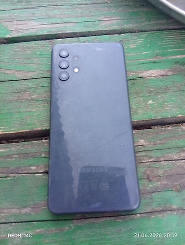 sirvan telefon: Samsung Galaxy A32, 128 GB, rəng - Qara, Barmaq izi, İki sim kartlı — 4