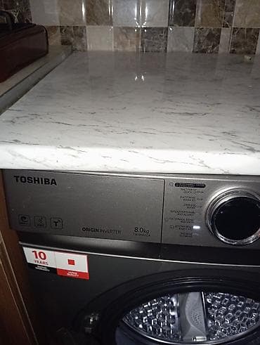 qapi celengi: Toshiba önyükləməli paltaryuyan maşın - Yük həcmi: 8 kq (etiketdə — 7