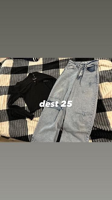 ərəb geyimi: Qarderobdan müxtəlif geyimlər - Qara cins gödəkçə: klassik düyməli — 3