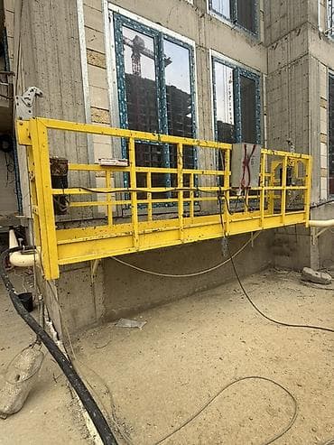 Asma fasad üçün elektrikli asma platforma yük qaldırma səbətlərin