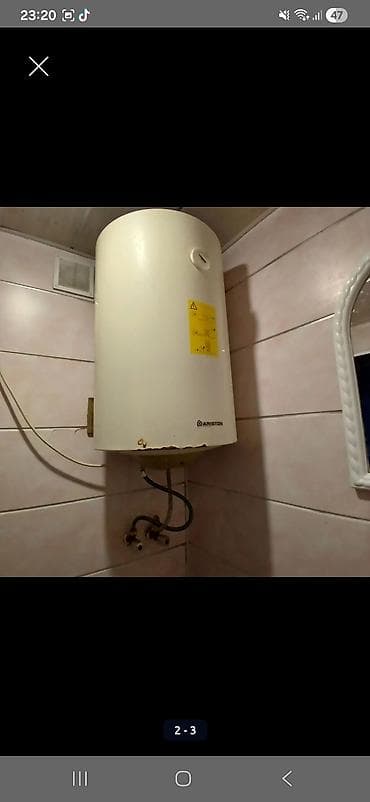 su dispenserleri: Ariston 80 l, İşlənmiş, Kredit yoxdur, Ünvandan götürmə — 2