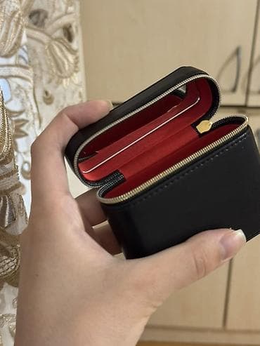 chanel sumka: Chanel mini dəri qutu/kosmetik etui - Rəng: qara, qızılı detallarla - — 3