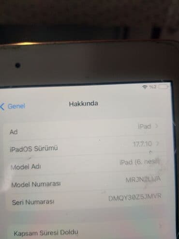 i̇pad 5 mini: Ipad 6 nesil yaddaş 32gb sürümü tezedir heçbir prablemi yoxdur barmaq — 6