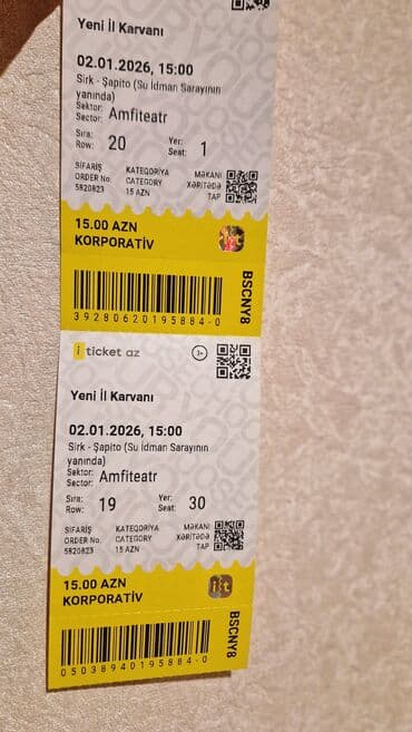 Məhsul: “Yeni il Karvanı” şousuna biletlər - Tarix və saat