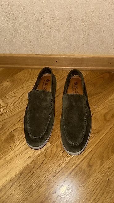 Ayaqqabı loafer - Model: Summer Walk - Rəng: zeytun-yaşıl (olive) -
