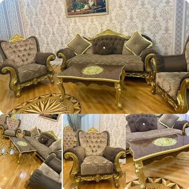 İşlənmiş, Divan, 2 kreslo