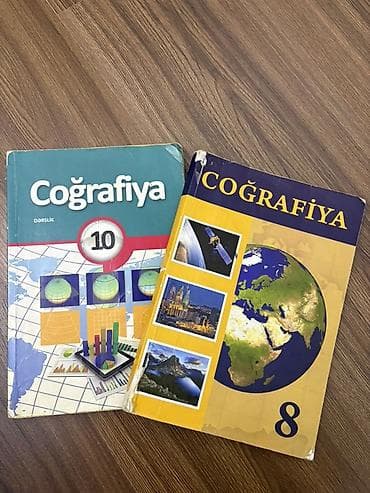 Школьные учебники: Məhsul: Coğrafiya dərslikləri dəsti Her ikisi birge 6 azn - 8-ci sinif — 1