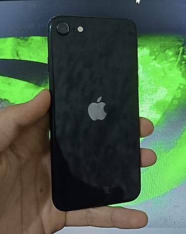apple iphone 15 pro: IPhone SE 2020, 64 GB, Qara, Barmaq izi — 2