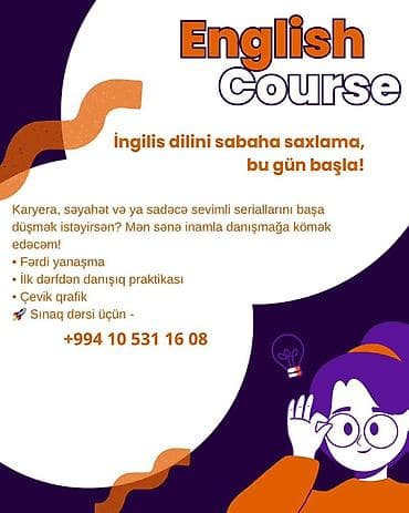 sumqayitda kurslar: Xarici dil kursu, İngilis dili, Böyüklər üçün, Uşaqlar üçün, Danışıq klubu — 1