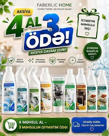 комплект: Faberlic Vitamania və Home məhsulları 1) Baxım dəsti – Dəst 29 AZN - — 5