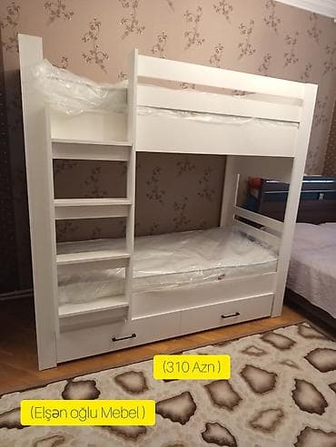 Oğlan və qız üçün, Yeni, Çarpayı, Matras ilə, Siyirməli, MDF