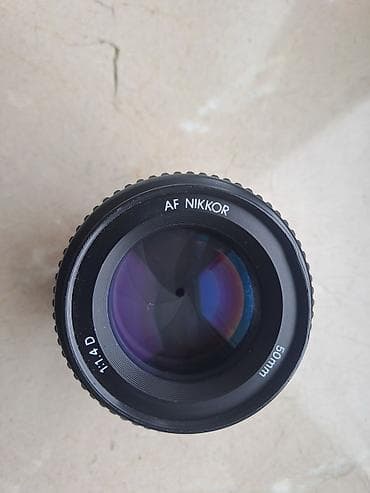 mini buzdolabı: Nikon AF Nikkor 50mm f/1.4D obyektiv - Klassik 50mm sabit fokus — 2