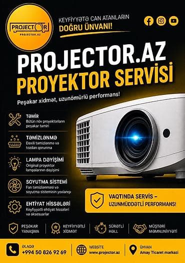 mini proektor: PROJECTOR.AZ – Proyektor satışı və peşəkar servis Peşəkar proyektor — 2