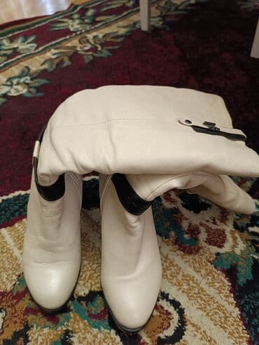 qadin botlari: Ölçü: 37, rəng - Bej, Yeni — 5