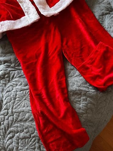 yeni il sekilleri: Yeni il/Santa Kostyumu – 3 parçalı dəst 6-7-8 yaşa uyğun olar - Rəng — 3