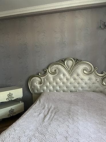 parda tul: Klassik üslubda tam yataq otağı mebel dəsti - Rəng: krem/ivory və — 2