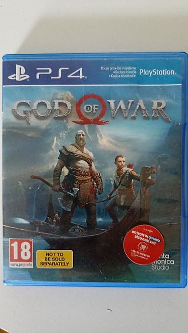 God of War 2018 ps4/5 üçün Disk tam işlək vəziyyətdədir Blu ray disk